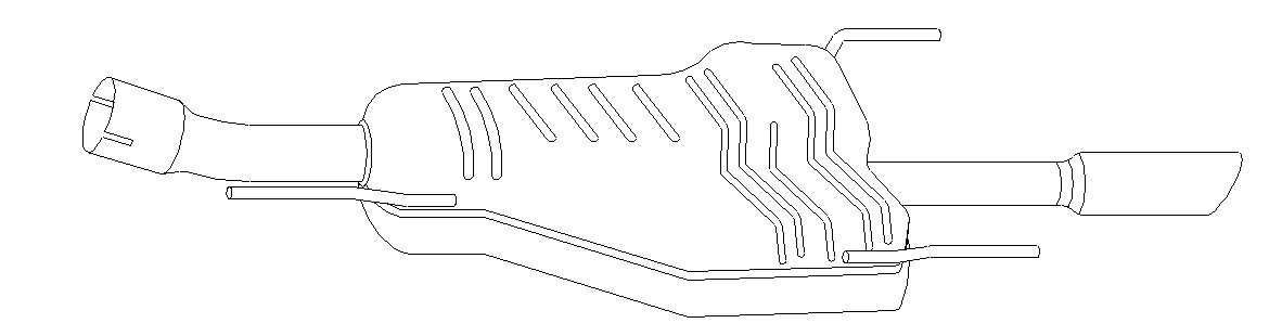 Rear Muffler (11213)