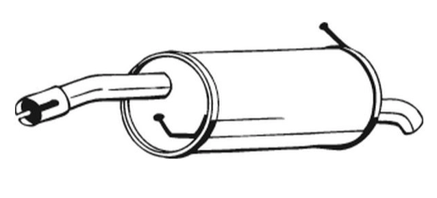 Rear Muffler (15472)