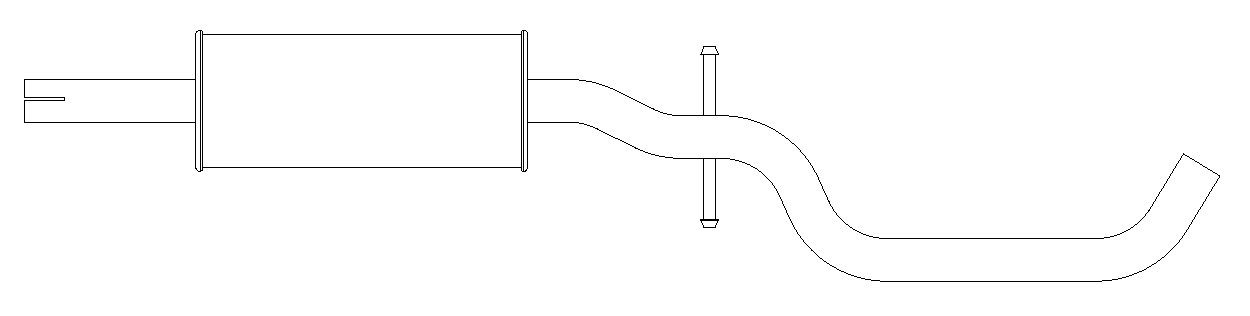 Centre Muffler (14658)