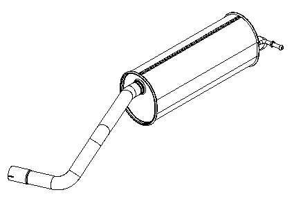 Rear Muffler (15987)