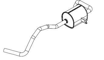 Rear Muffler (12696)