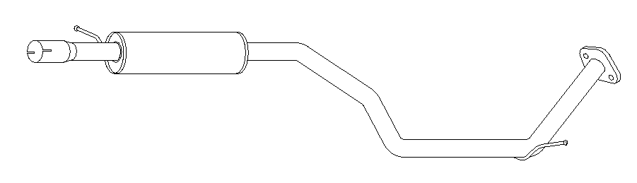 Centre Muffler (14543)