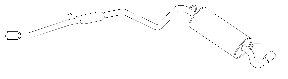 Rear Muffler (11180)