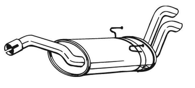 Rear Muffler (12733)