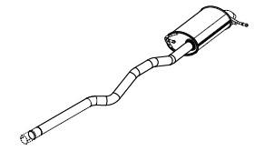 Rear Muffler (14431)
