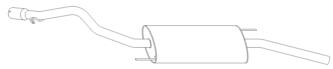 Rear Muffler (10993)