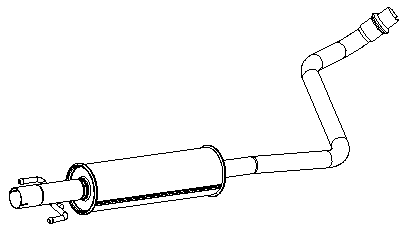 Centre Muffler (13278)