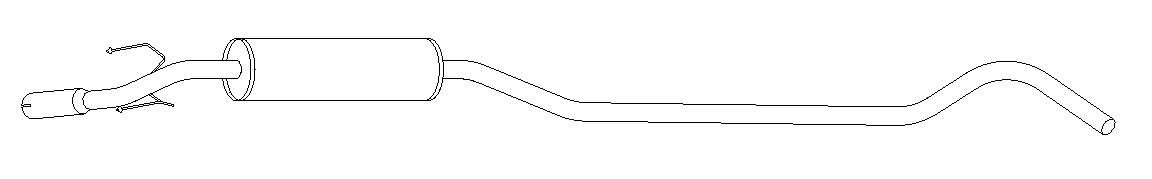 Centre Muffler (10615)