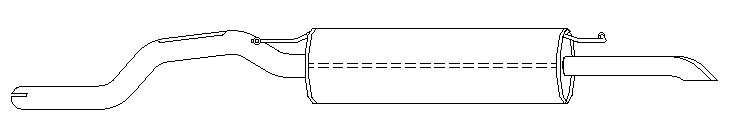 Rear Muffler (11004)