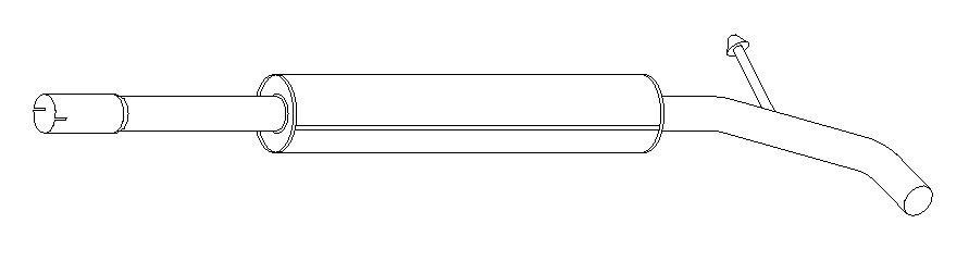 Centre Muffler (11298)