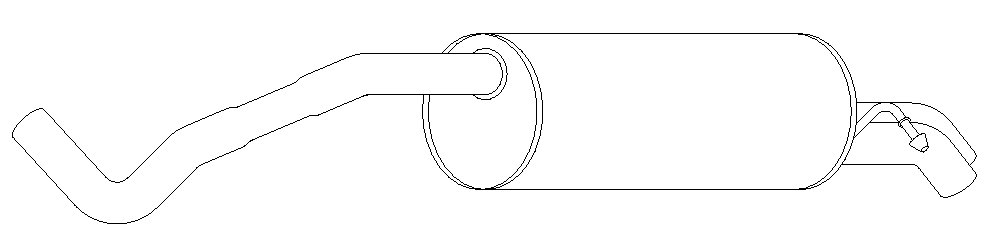 Rear Muffler (14586)