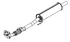 Front Muffler (14492)