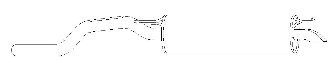 Rear Muffler (11361)