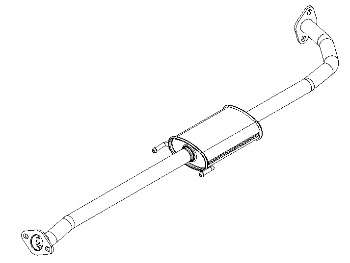 Centre Muffler (15013)