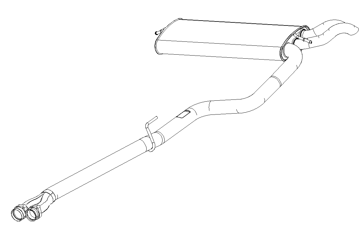 Rear Muffler (11466)