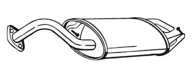 Rear Muffler (14162)