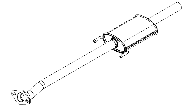 Centre Muffler (14967)