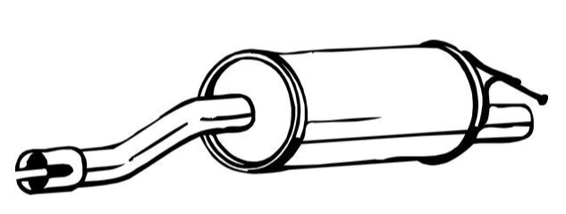 Rear Muffler (15569)