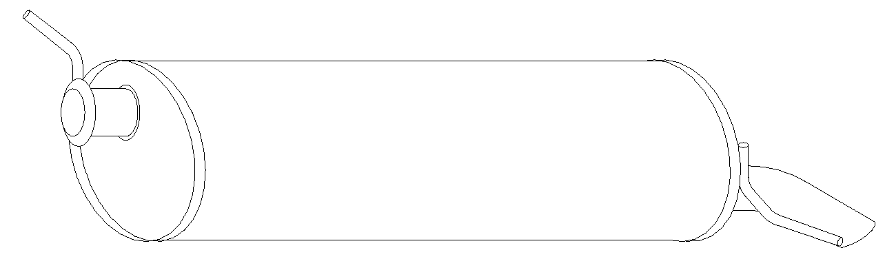 Rear Muffler (11076)