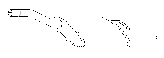 Rear Muffler (10258)