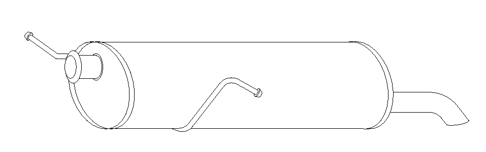 Rear Muffler (10762)