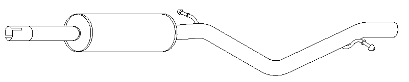 Centre Muffler (14382)