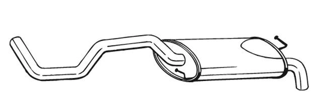 Rear Muffler (12577)