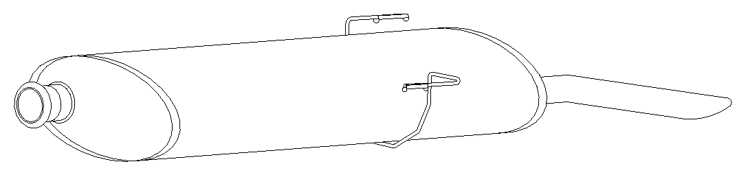 Rear Muffler (10734)
