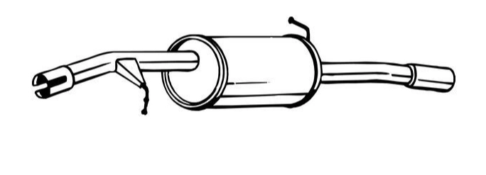 Rear Muffler (15268)