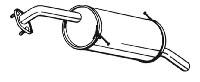 Rear Muffler (14973)