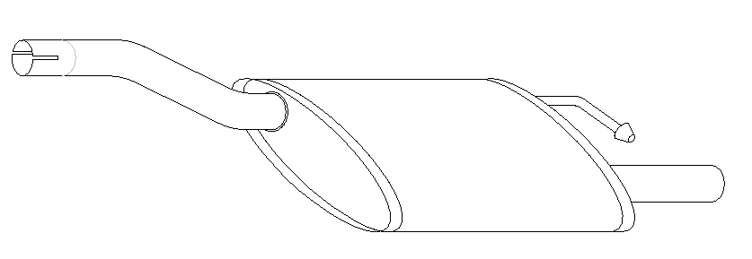 Rear Muffler (10256)