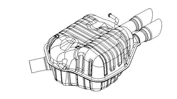 Rear Muffler (15616)