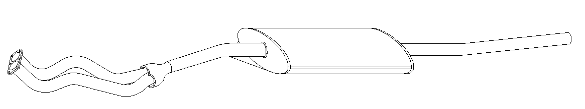 Front Muffler (10672)