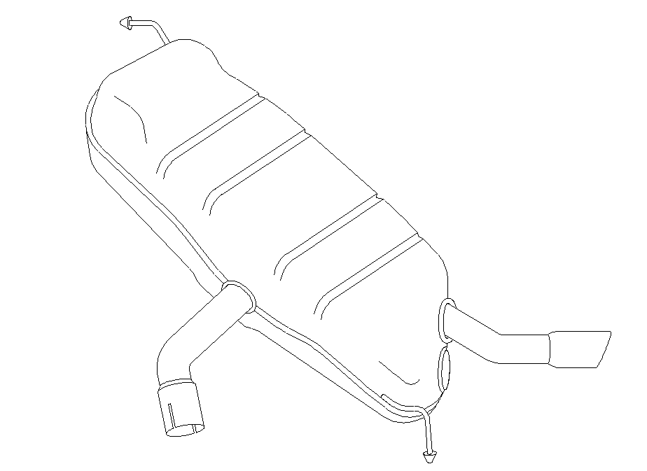 Rear Muffler (11364)
