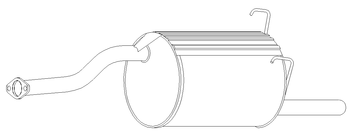 Rear Muffler (11533)