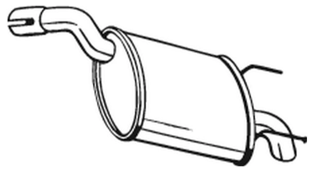 Rear Muffler (15606)