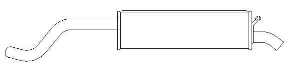 Rear Muffler (11357)