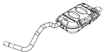 Rear Muffler (14462)
