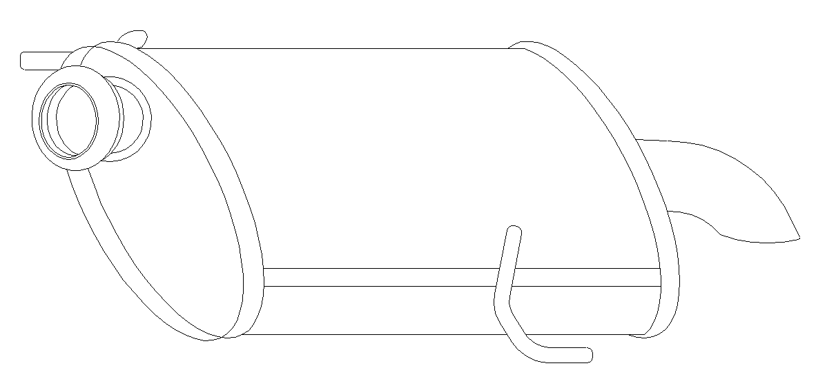 Rear Muffler (11132)