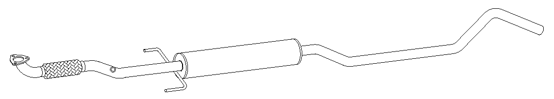 Centre Muffler (11495)