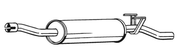 Centre Muffler (15512)