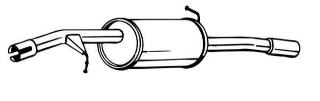 Rear Muffler (15469)