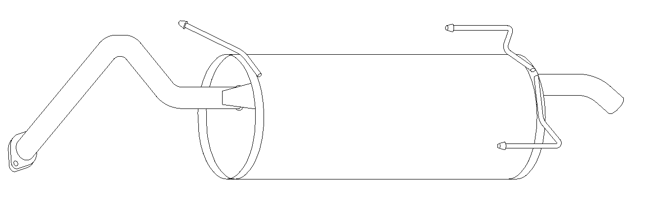 Rear Muffler (14472)