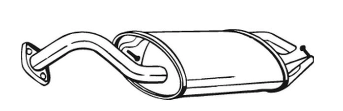 Rear Muffler (15517)