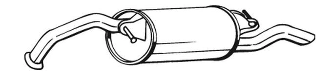 Rear Muffler (12557)