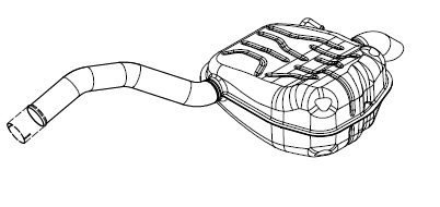 Rear Muffler (14508)