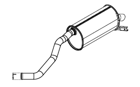 Rear Muffler (15211)