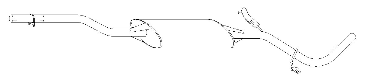 Centre Muffler (10853)