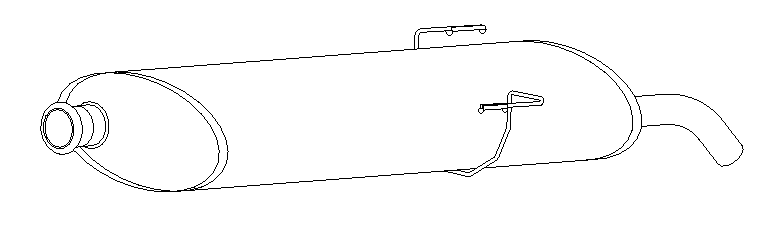 Rear Muffler (10735)