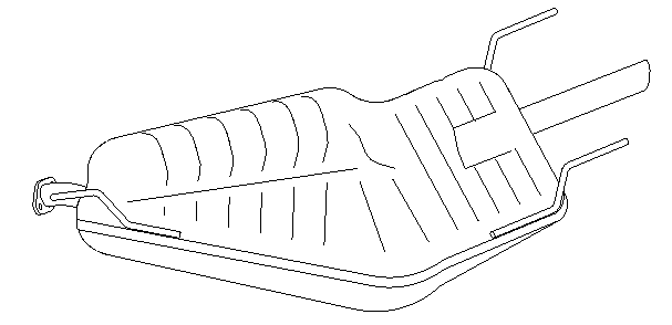 Rear Muffler (10705)